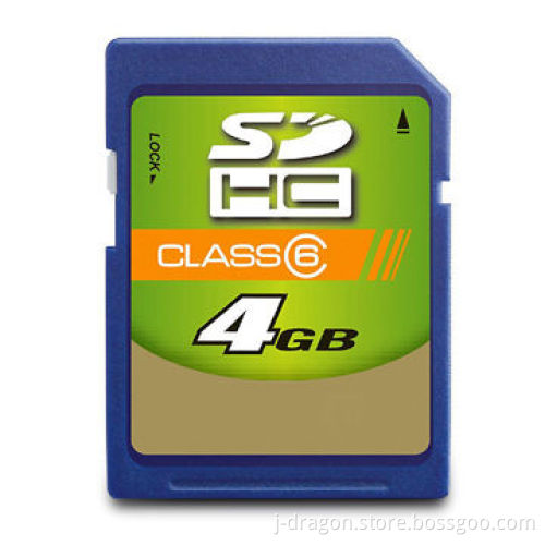 SDHC Memory Card with High Transfer Speed, Logo Imprints and Customized Services are Accepted